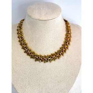 Vintage Enamel Leaves Chocker